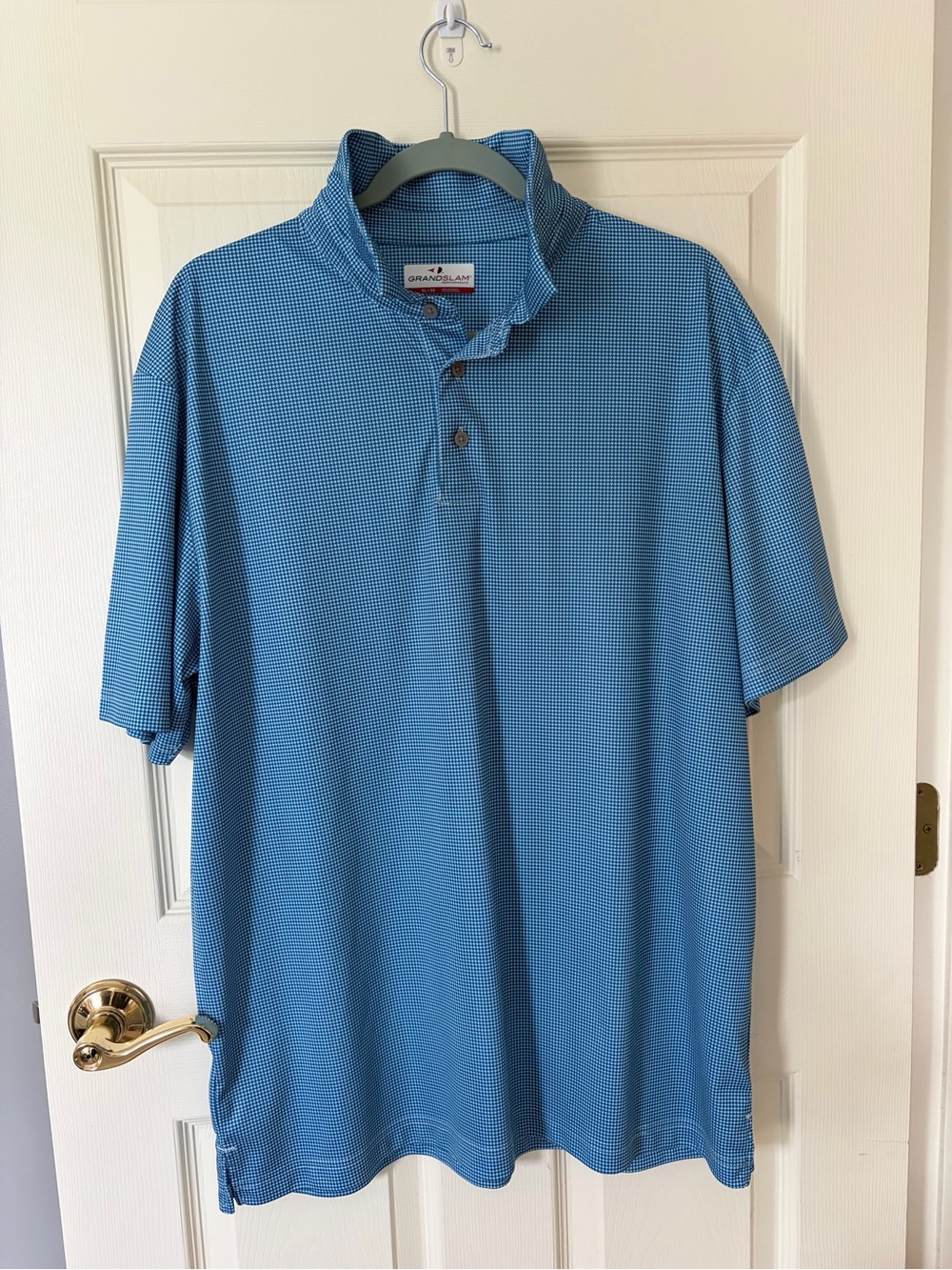 Men’s Sky Blue Short-Sleeve Polo